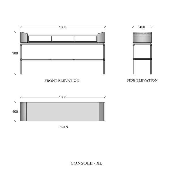 Della Luxury Home Furniture Abeesh Console HOME54483 (1)