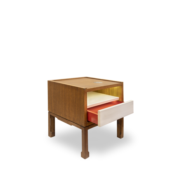 Della Bedrooms Luxury Jamaga Collection Bedside Table Product Image