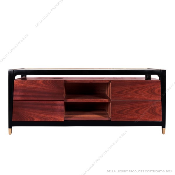 Della Home Furniture Luxury Bedroom Khawaar Collection TV Console HOME52938 Thumbnail