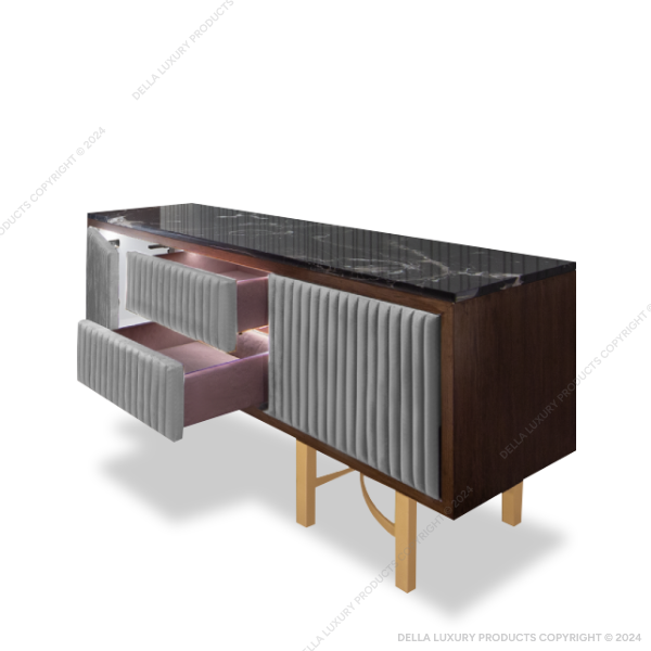 Della Bedrooms Luxury Burijas Collection Console Product Image