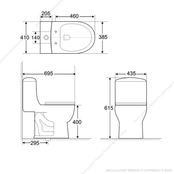 Della Bathroom Luxury Toilets Destino Collection