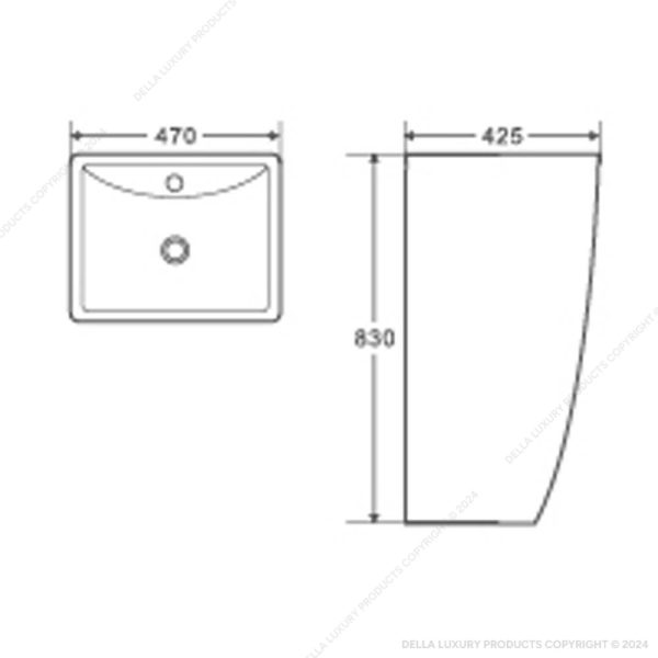 Basilo Pedestal Basin