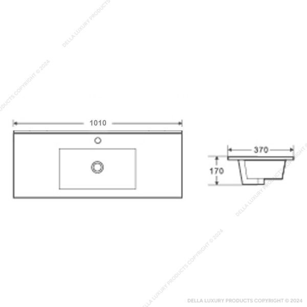 Fuente Self Rimming Basin