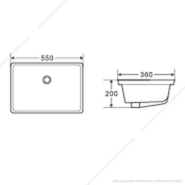 Barca Under-Counter Basin