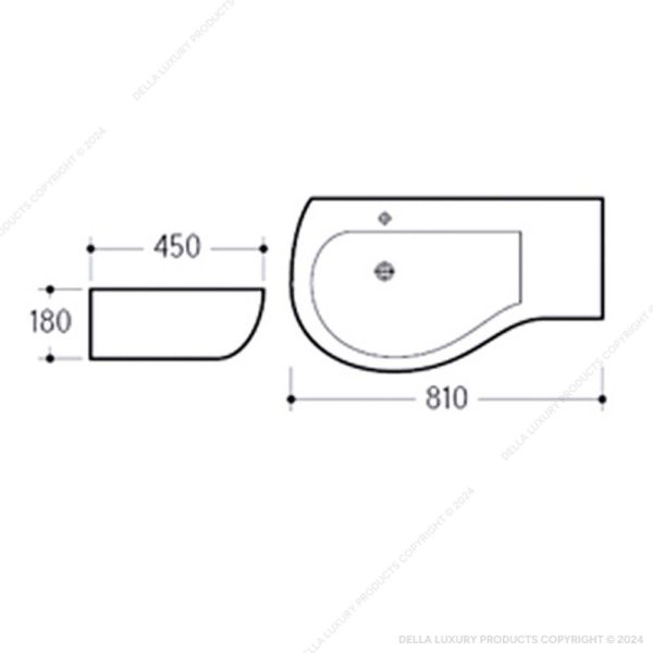 Bisello Countertop Basin