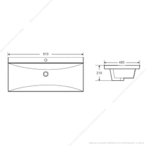 Grande Alto Countertop Basin