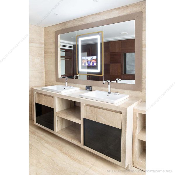 Della Bathrooms Floor Standing Double Vanity Hillary Collection