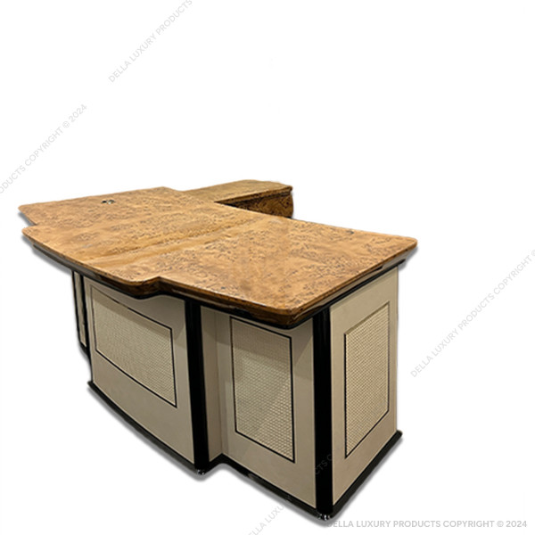 Della office furniture luxury senior management cabin arsames collection desk thumbnail