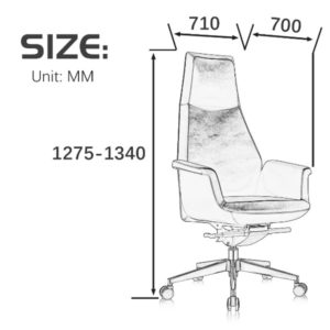 Della Luxury Management & Conference Chairs Augustus HB Chair HOME53222