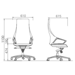 Della Luxury Management & Conference Chairs William HB Chair HOME53238