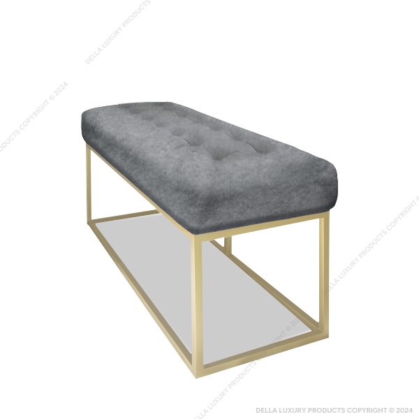 Della Bedrooms Luxury Burijas Collection Ottoman Product Image